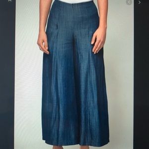 Joseph Ribkoff High Waisted Wide Leg Tencel Pants